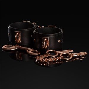 Honey Birdette Leather Handcuffs NWB